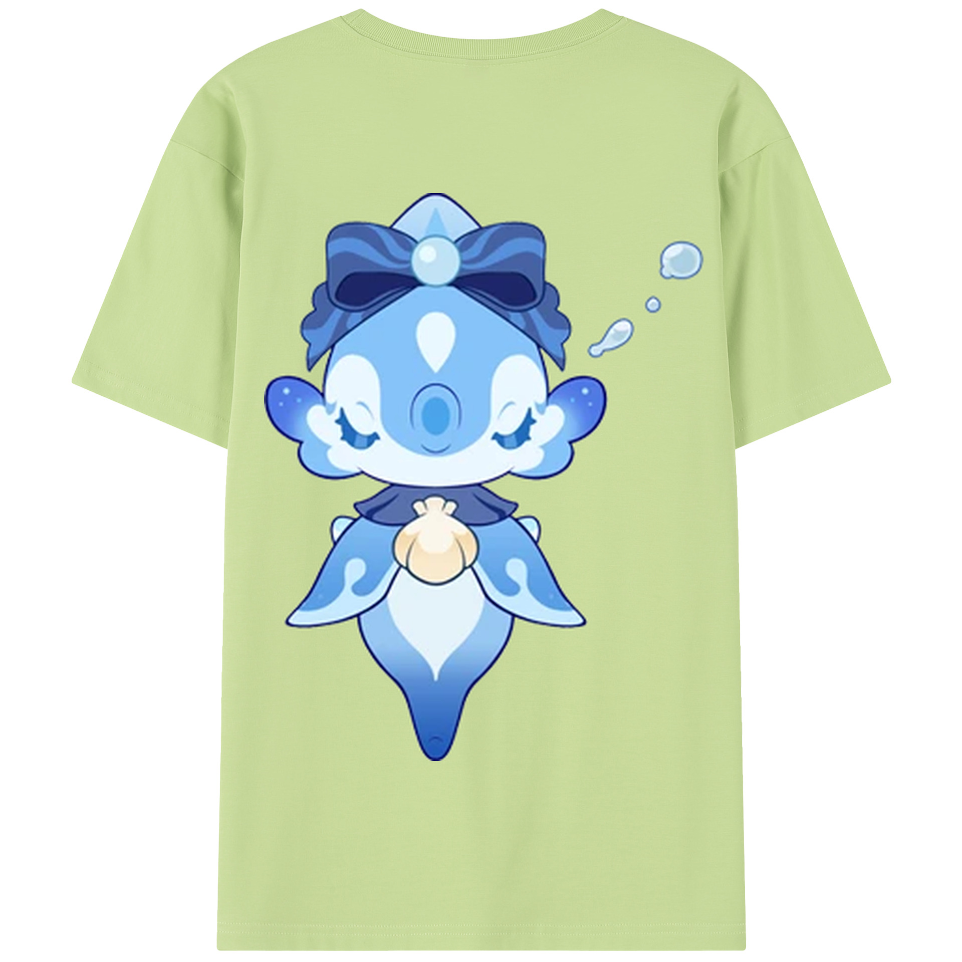 げんし神 フリーナ genshin Furina 綿100％半袖Tシャツ（背面プリント）